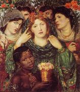 Dante Gabriel Rossetti The Bride (mk28) oil painting on canvas